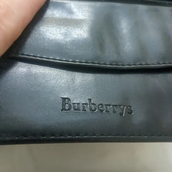 Genuine Burberry Vintage Check & Card Leather Wallet. Collectible vintage - Picture 3 of 8